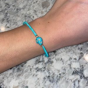 Turquoise Skull Bracelet